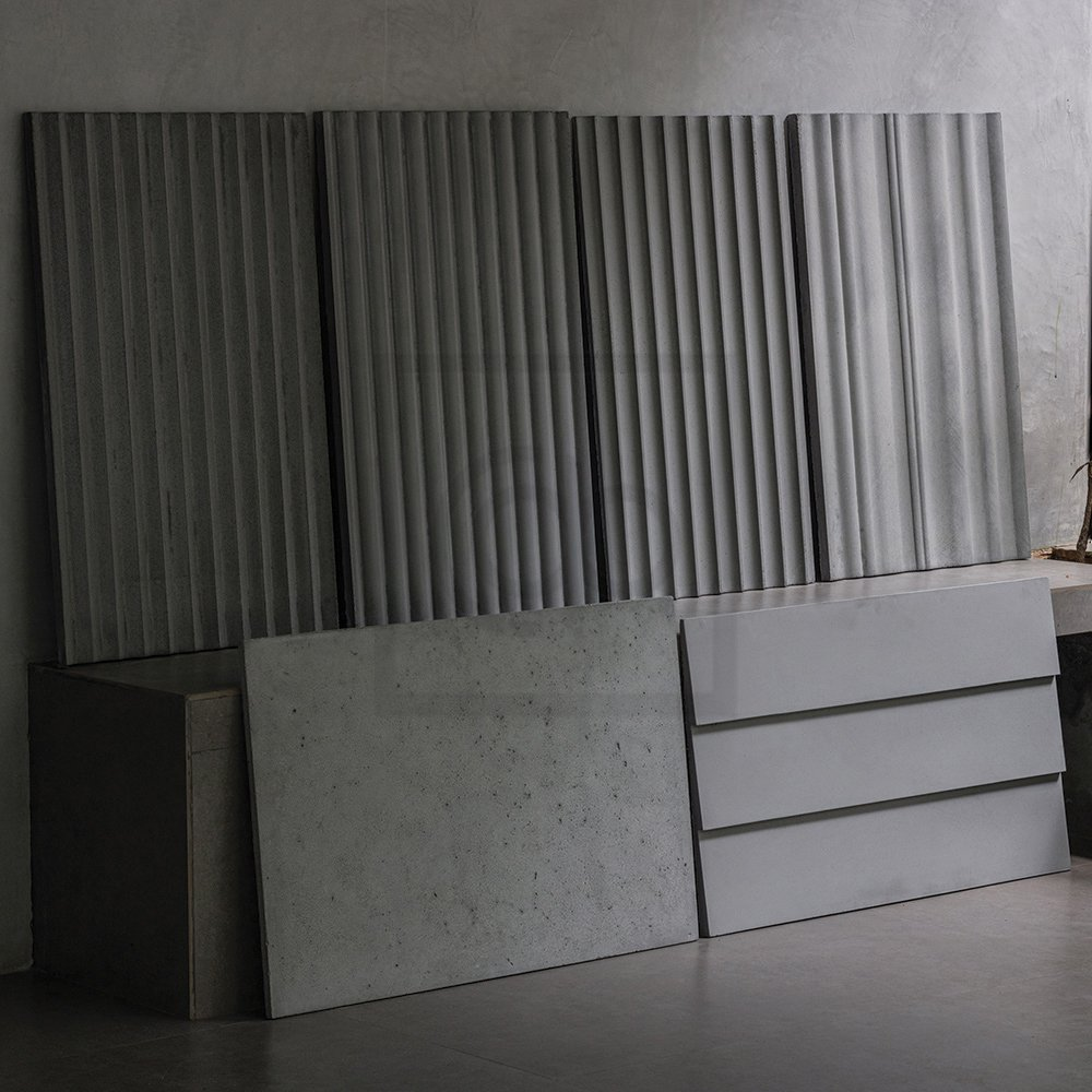 Tường Bê Tông Hiệu Ứng Gợn Sóng (Biillow Concrete Wall)