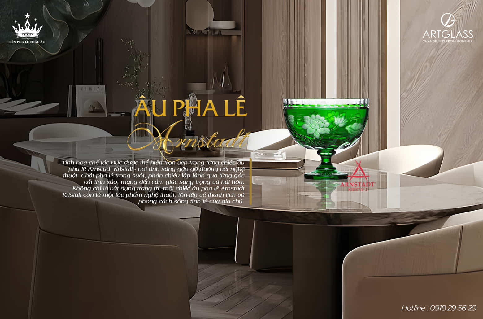 Âu pha lê Lotus XL