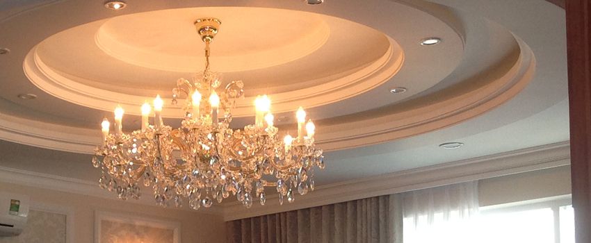 Dự án đèn chùm pha lê Villa Quận 2