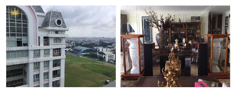Dự án lắp đèn chùm pha lê tại Penthouse