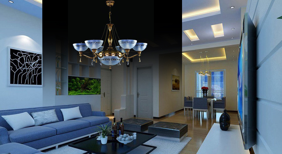  Bạn nên xác định diện tích phòng khách và chiều cao trần nhà trước khi mua đèn. 