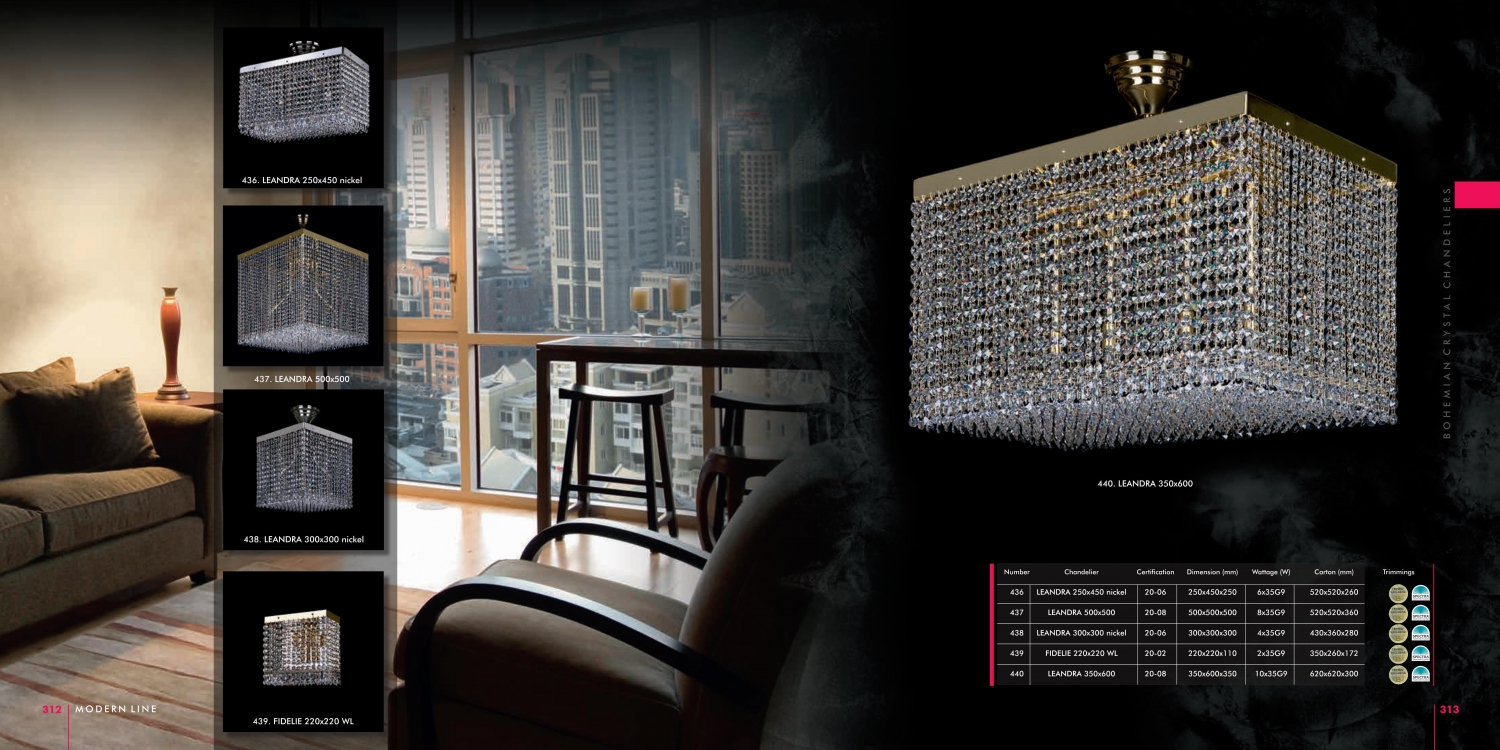 Đèn Trang Trí Hiện Đại LEANDRA 500x500