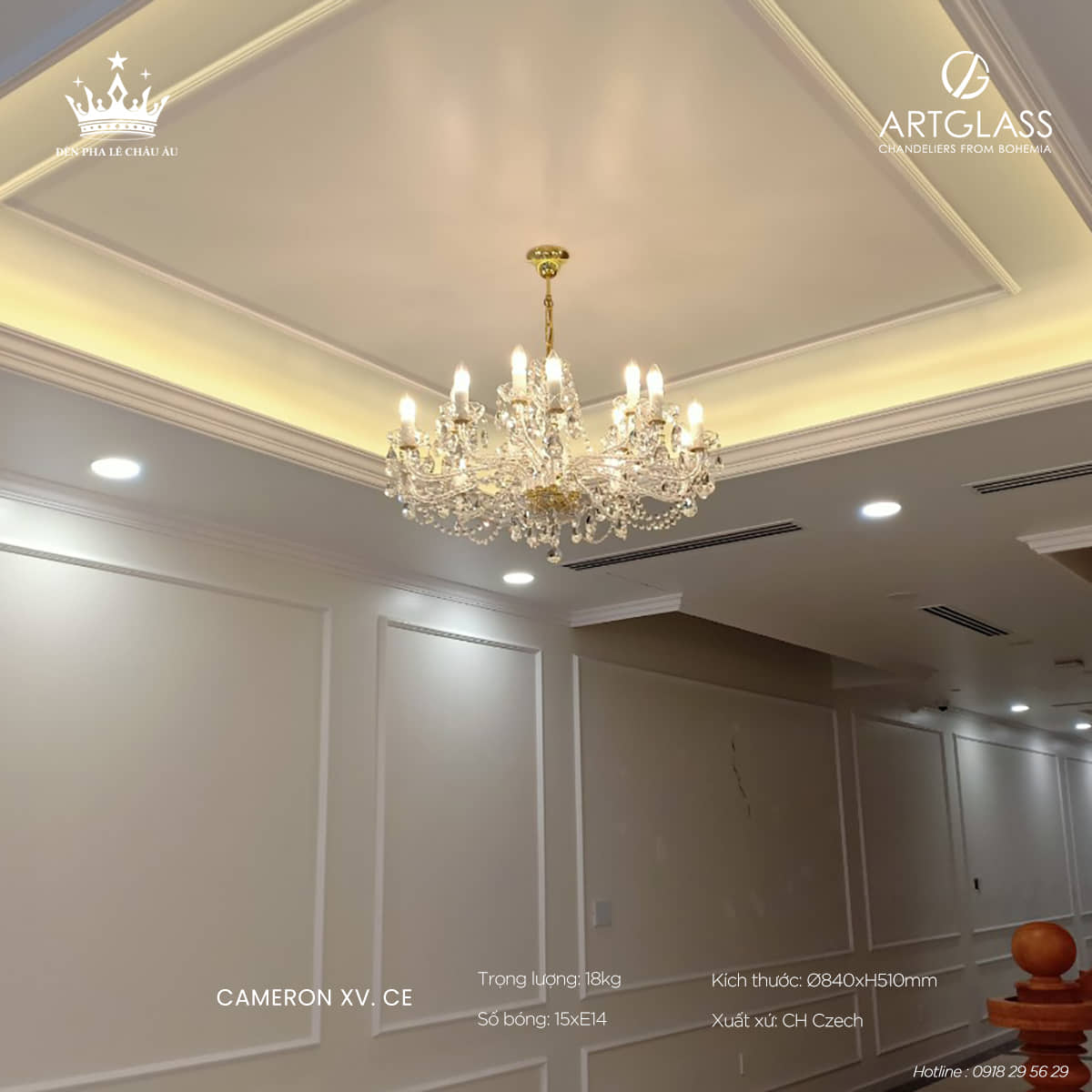 Đèn Phòng Khách CAMERON XV