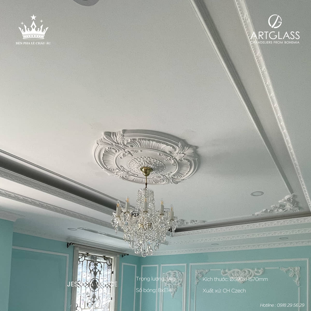 Đèn Phòng Khách JESSICA VIII