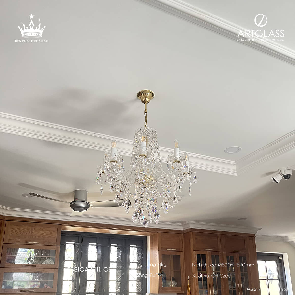 Đèn Phòng Khách JESSICA VIII