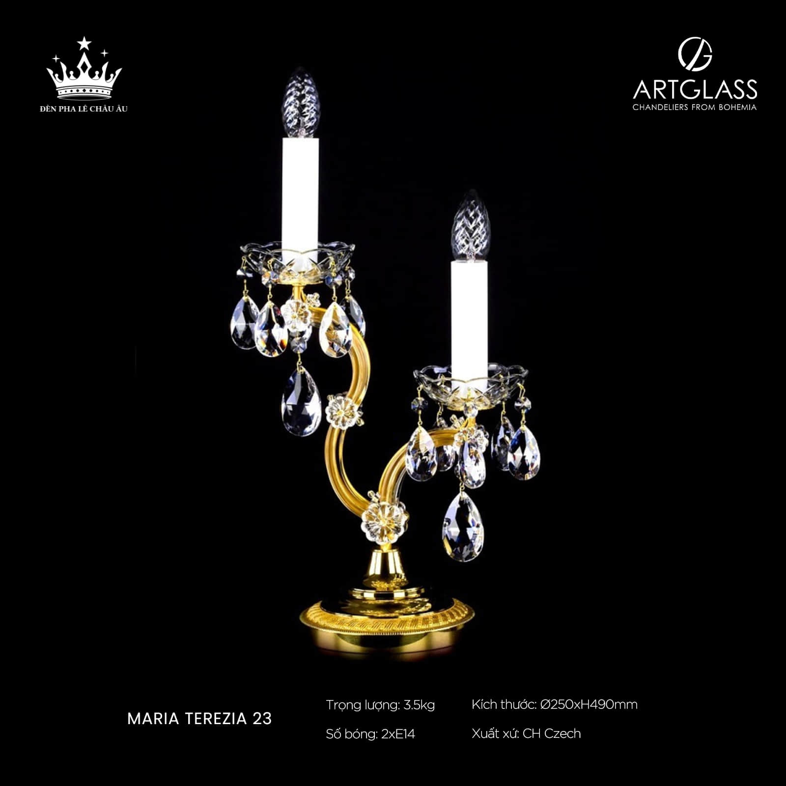 Đèn bàn MARIA TEREZIA 23 TL